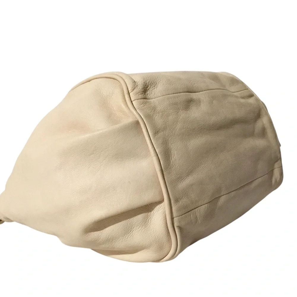 Authentic Chloe Convertible Cream Leather Bag